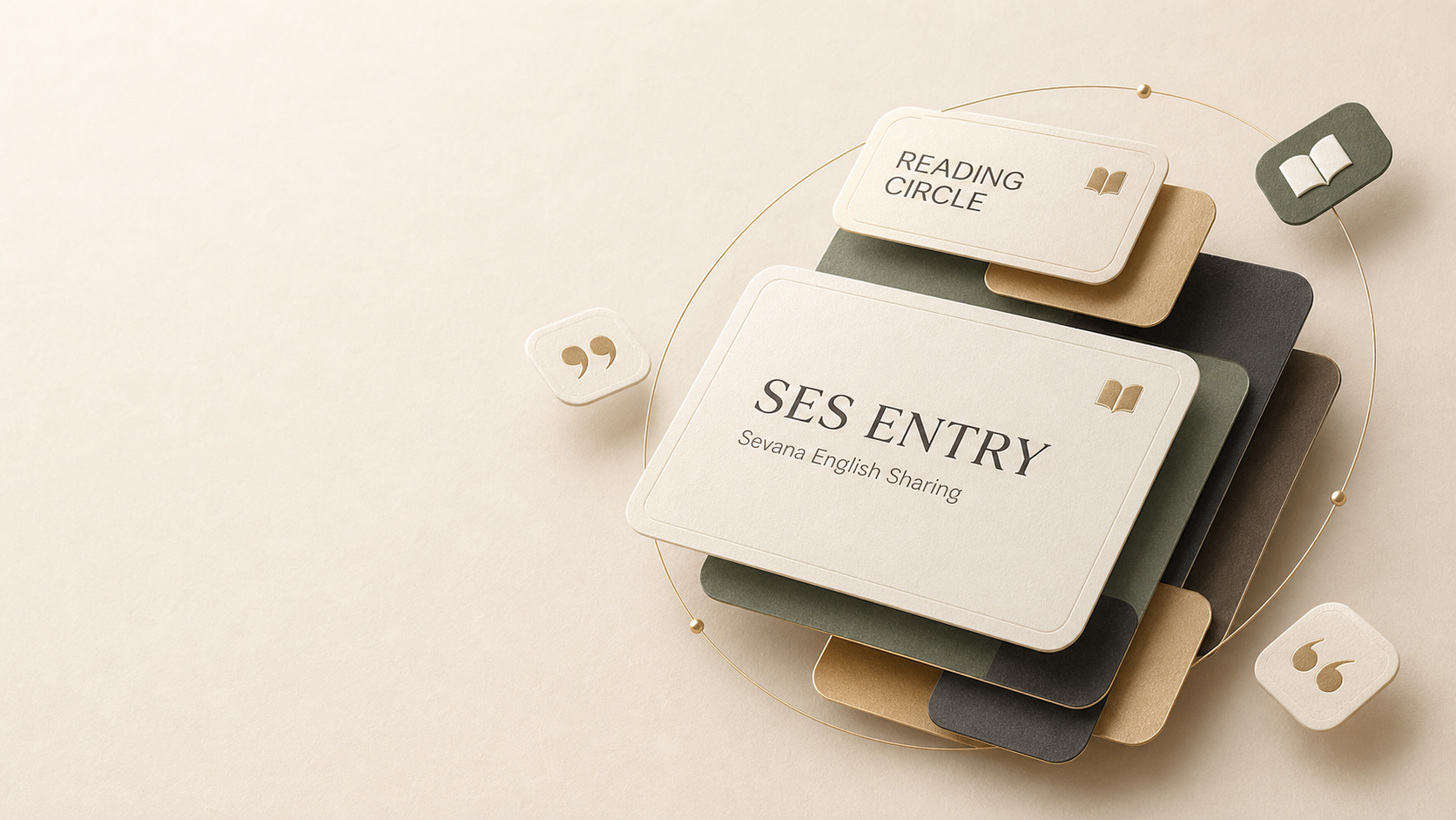 SES activity pass and English-use card visual